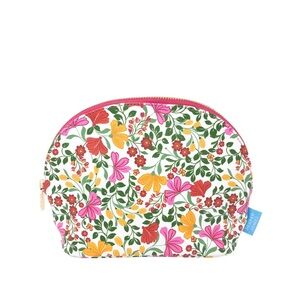 DRAPER JAMES Floral Makeup Bag Essentials Pouch Zipper Toiletry Case Travel NWT